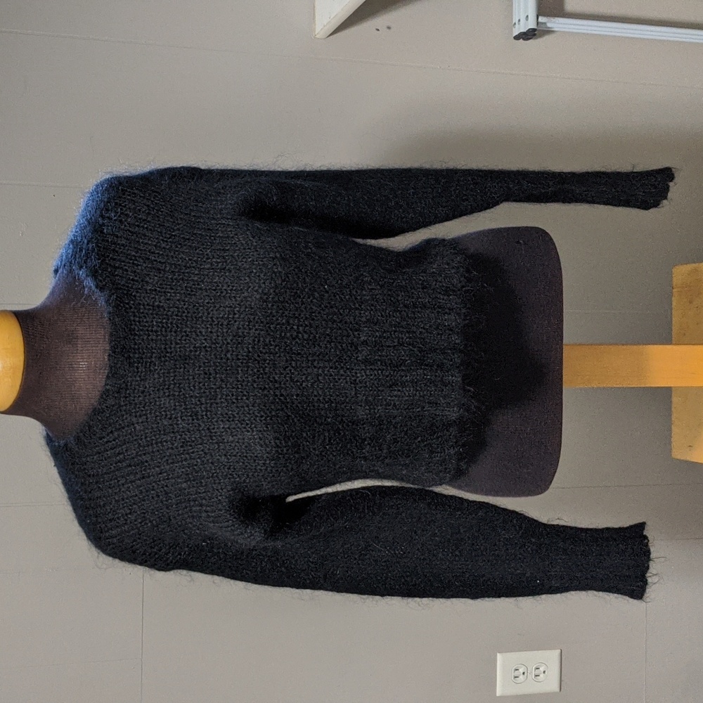 Vintage crop mohair sweater